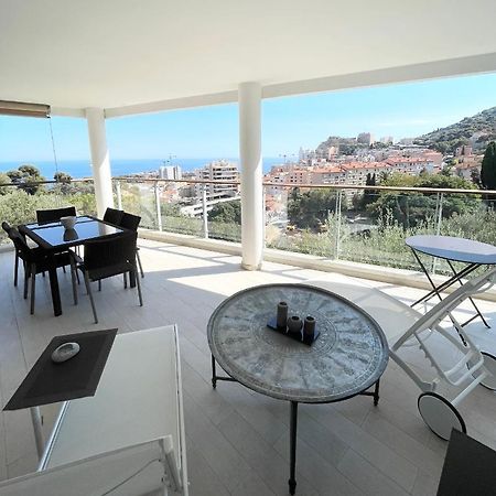Grand 3 Pieces Avec Terrasse Vue Mer Tout Confort Beausoleil Ngoại thất bức ảnh