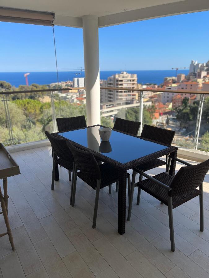 Grand 3 Pieces Avec Terrasse Vue Mer Tout Confort Beausoleil Ngoại thất bức ảnh