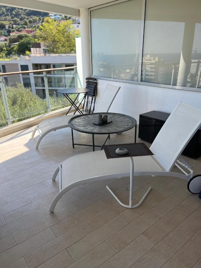 Grand 3 Pieces Avec Terrasse Vue Mer Tout Confort Beausoleil Ngoại thất bức ảnh