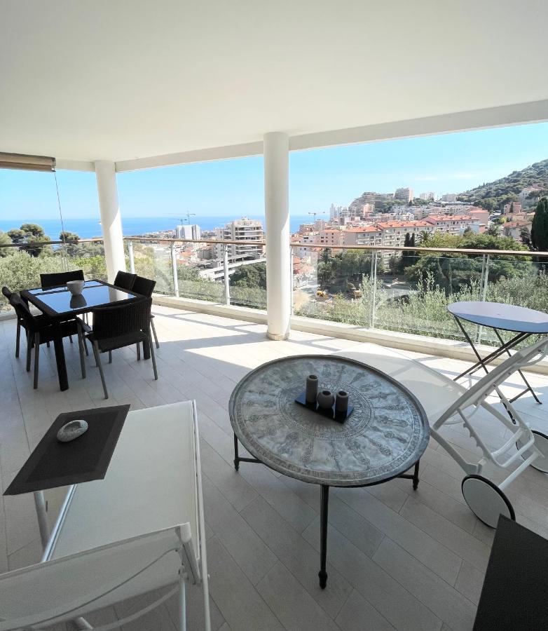 Grand 3 Pieces Avec Terrasse Vue Mer Tout Confort Beausoleil Ngoại thất bức ảnh